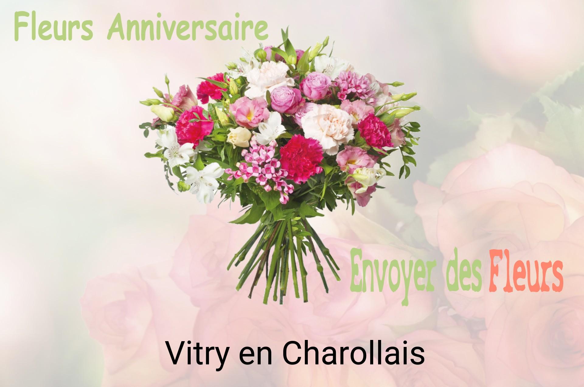 Bouquet de fleurs d’anniversaire livré à Vitry-en-Charollais